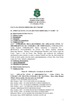 2.5.1 - EMBARGOS DECLARAT&Oacute;RIOS EM APELA&Ccedil;&Atilde;O C&Iacute;VEL N.&ordm;
