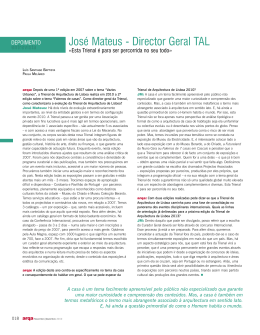 Jos&eacute; Mateus - Director Geral TAL