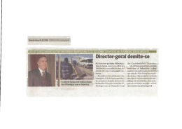"Director-Geral demite-se" in Correio da Manh&atilde; de 02.12.2010