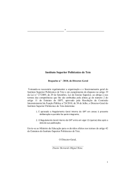 Instituto Superior Polit&eacute;cnico de Tete