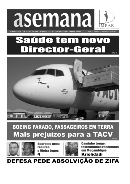 Saúde tem novo Director-Geral