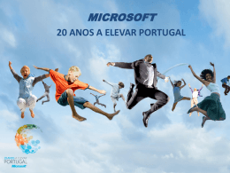 20 Anos Microsoft Portugal