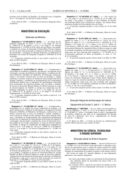 Despacho 10543 2005 Normas t&eacute;cnicas ECTS