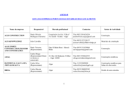 Lista das empresas portuguesas estabelecidas localmente