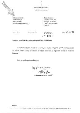C/Conhecimento Exmo. Senhor &Agrave; Direc&ccedil;&atilde;o da Director