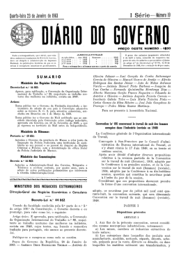 Conven&ccedil;&atilde;o n.&ordm; 89, respeitante ao trabalho nocturno das