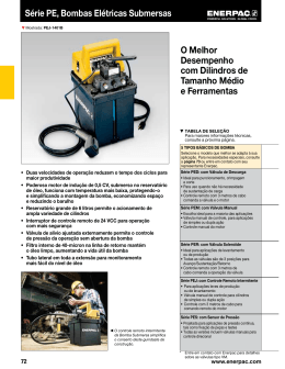 S&eacute;rie PE, Bombas El&eacute;tricas Submersas O Melhor