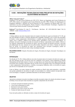 ii-363 – inovações tecnológicas para projetos