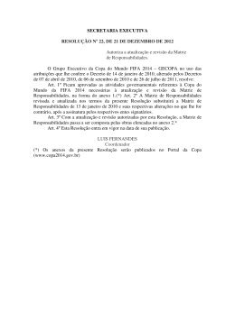 Resolução GECOPA nº 22, de 21 de dezembro de 2012