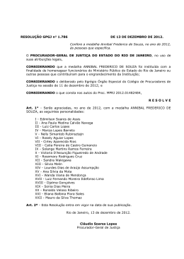 Resolução GPGJ nº 1.786, de 13 de Dezembro de 2012
