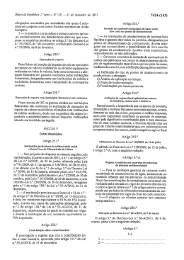 Diário do República. 1. "série _ N. “252 _ 3/ de dezembro de 2012