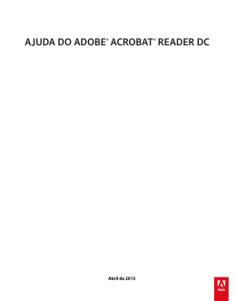 AJUDA DO ADOBE® ACROBAT® READER DC