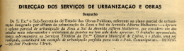 direcção dos .serviços de urbanização e obras