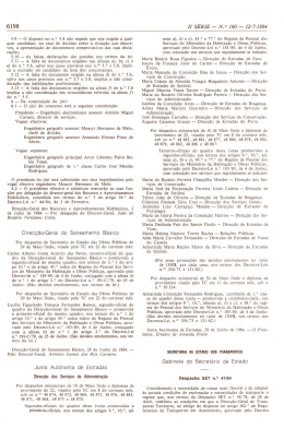 Despacho SET n.&ordm; 47/84