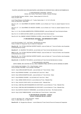 plant&atilde;o judici&aacute;rio das circunscri&ccedil;&otilde;es judici&aacute;rias do interior para o