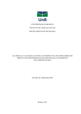 universidade de brasília instituto de ciências sociais