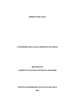 roberto diniz costa a convers&atilde;o sob a luz da ling&uuml;&iacute;stica de corpus