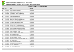 EDIFICA&Ccedil;&Otilde;ES - NOTURNO