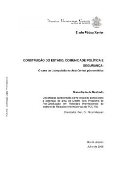 Erwin P&aacute;dua Xavier CONSTRU&Ccedil;&Atilde;O DO ESTADO