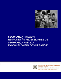 Seguranca Privada resposta as nece de seg pub