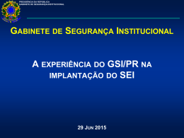 Apresenta&ccedil;&atilde;o SEI MPOG - Portal de Compras do Governo Federal