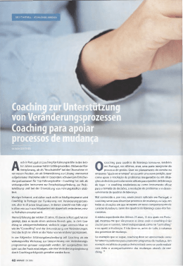 A uch in Portugal ist Coaching f&uuml;r F&uuml;hrungskr&auml;fte in den letz