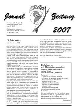Jornal Zeitung 2004 2005 2007