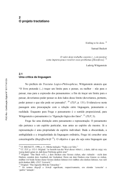 2 O projeto tractatiano - Maxwell - PUC-Rio