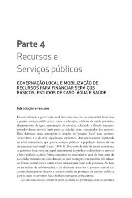 introdu&ccedil;&atilde;o e resumo