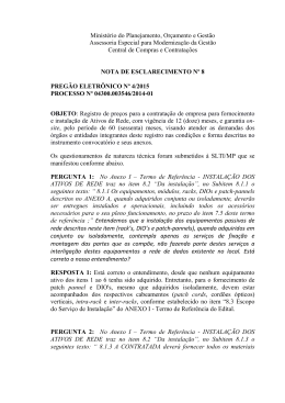 Ministério do Planejamento, Orçamento e Gestão Assessoria