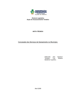 A quem compete administrar os serviços de saneamento básico?