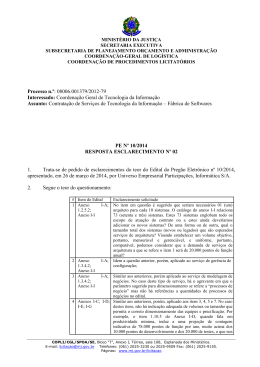 Resposta Esclarecimento 2