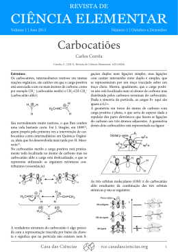 artigo completo em PDF - Revista de Ci&ecirc;ncia Elementar