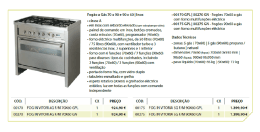 Fogão a Gás 70x90x90x60