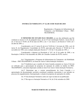 MINISTÉRIO DAS CIDADES