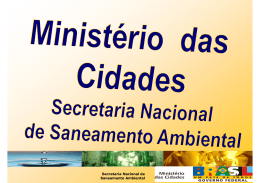 Secretaria Nacional de Saneamento Ambiental