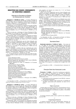 91 MINIST&Eacute;RIO DAS CIDADES, ORDENAMENTO DO