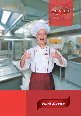 Cat&aacute;logo Food Service Tecnutri Cat&aacute;logo de Produtos