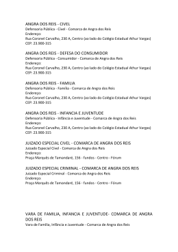 angra dos reis - Defensoria P&uacute;blica do Estado do Rio de Janeiro