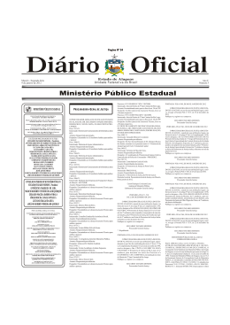 02 Ministerio Publico - Diário Oficial do Estado de Alagoas