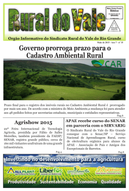 Edição 36 - Sindicato Rural do Vale do Rio Grande