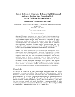 Estudo de Caso de Minera&ccedil;&atilde;o de Dados Multi-Relacional