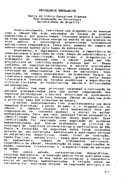Psicologia oncológica