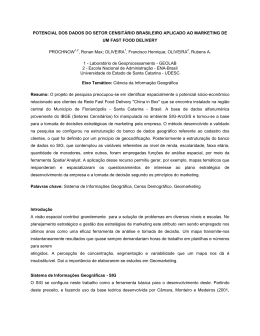 POTENCIAL DOS DADOS DO SETOR CENSIT&Aacute;RIO BRASILEIRO