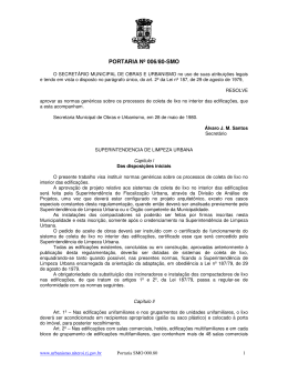 Portaria N° 006/1980