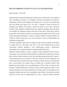 roland corbisier - Sociedade Brasileira de História da Educação