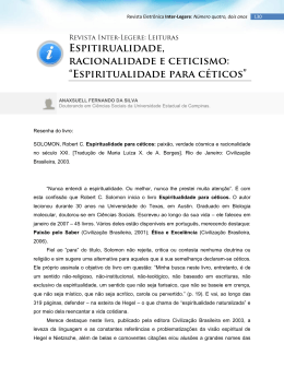 espiritualidade para c&eacute;ticos