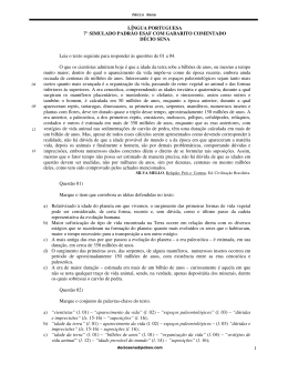 1 L&Iacute;NGUA PORTUGUESA 7&deg; SIMULADO