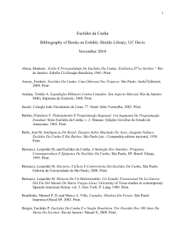 Euclides da Cunha Bibliography of Books on