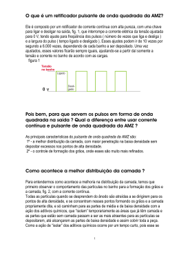 O que um retificador pulsante de onda quadrada